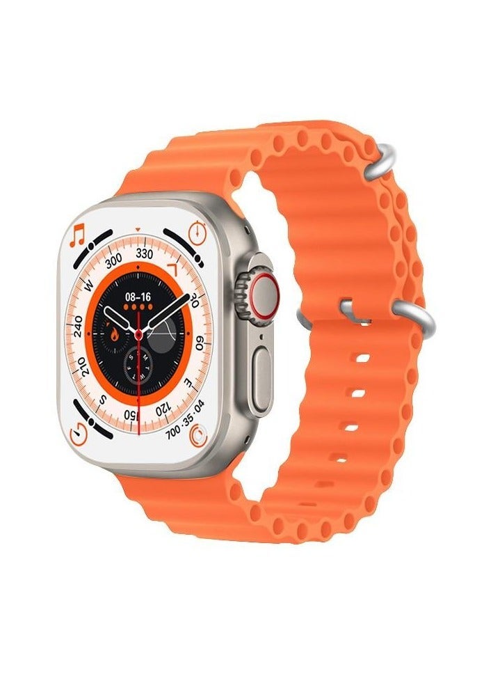 T8000 Ultra 3 Smart Watch HD Touch Screen Fitness Tracker SpO2 Heart Rate Monitor Voice Assistant Power Saving and Sports Mode IP67 Waterproof